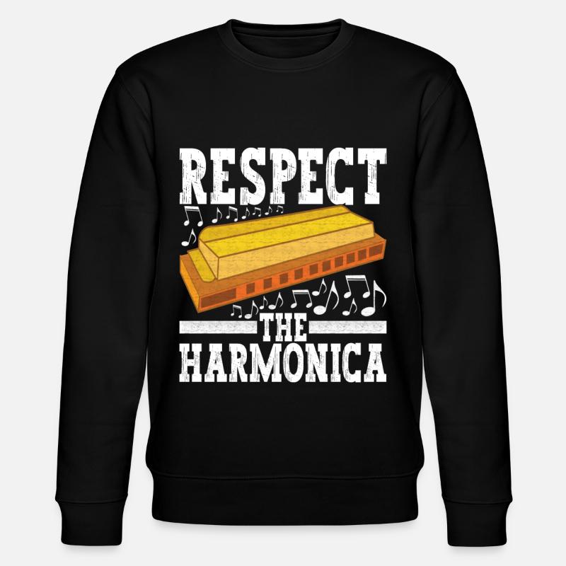 Harmonica Harmonica - Stanley/Stella CHANGER Unisex Organic Sweatshirt - black
