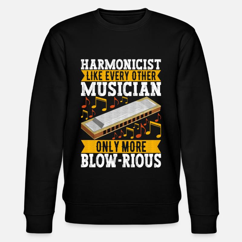 Harmonica Harmonica - Stanley/Stella CHANGER Unisex Organic Sweatshirt - black