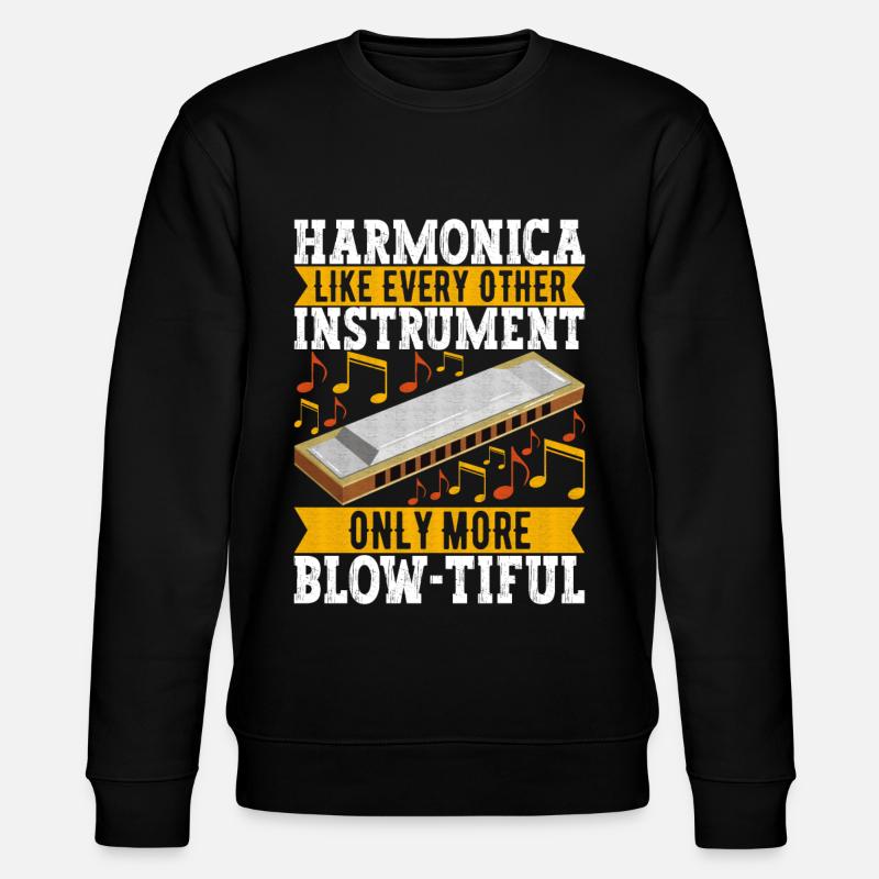 Harmonica Harmonica - Stanley/Stella CHANGER Unisex Organic Sweatshirt - black
