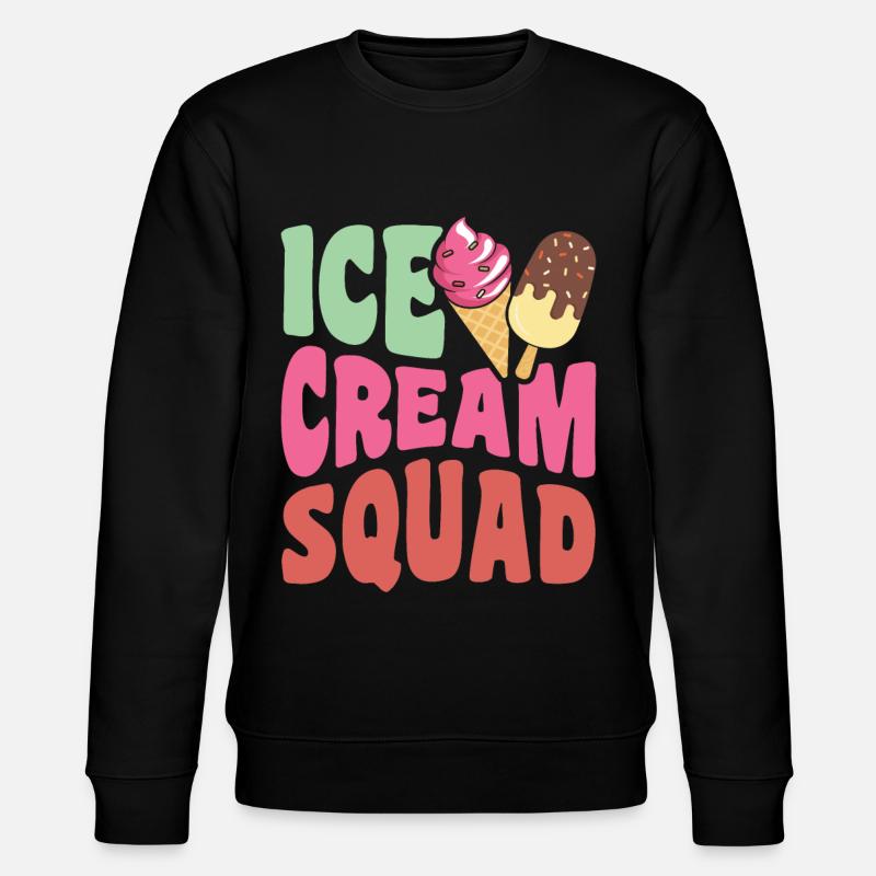 Troupe de crème glacée - Sweat bio CHANGER Stanley/Stella Unisexe - noir