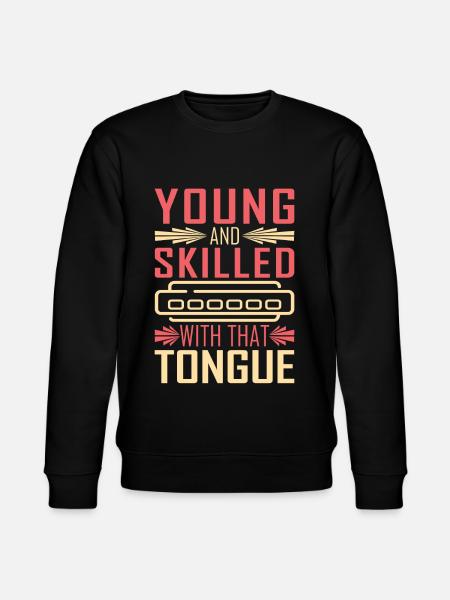 Harmonica harmonica player - Stanley/Stella CHANGER Unisex Organic Sweatshirt - black