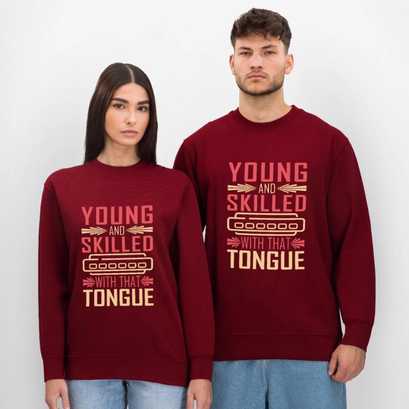 Harmonica harmonica player Stanley/Stella CHANGER Unisex Organic Sweatshirt