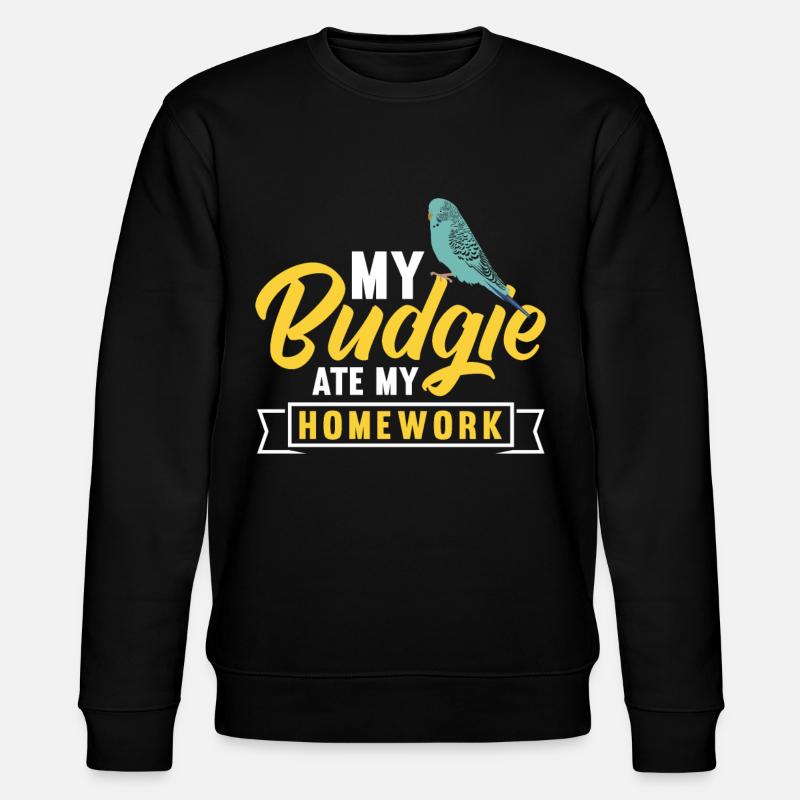 Ma perruche a mon - Sweat bio CHANGER Stanley/Stella Unisexe - noir
