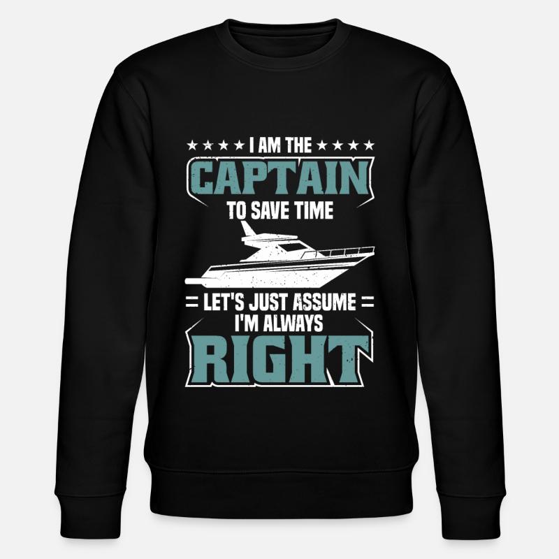 Je suis le capitaine - Sweat bio CHANGER Stanley/Stella Unisexe - noir