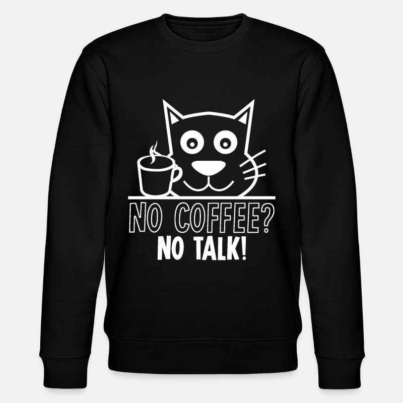 Kaffee Kaffeeliebhaber Kaffetrinker - Stanley/Stella Unisex Bio-Sweatshirt CHANGER - Schwarz