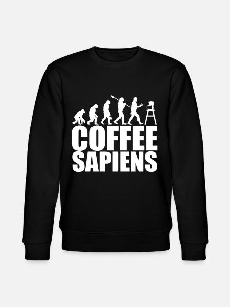 Coffee Sapiens - Stanley/Stella CHANGER Unisex Organic Sweatshirt - black
