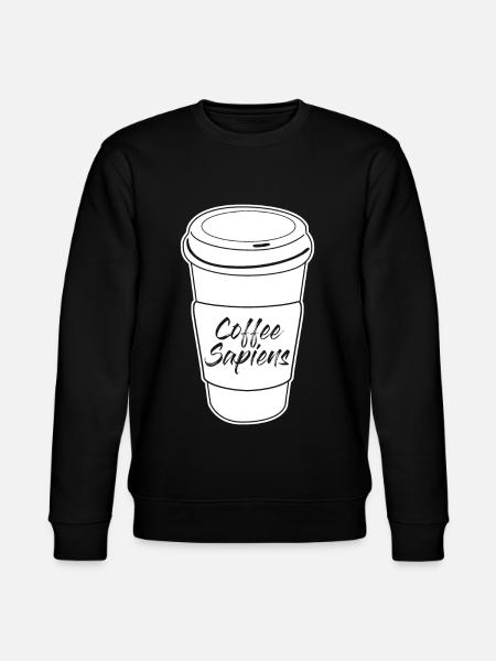 Coffee Sapiens Coffee Mug - Stanley/Stella CHANGER Unisex Organic Sweatshirt - black