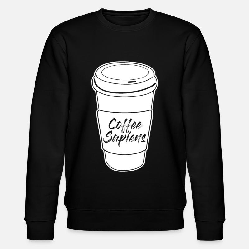 Coffee Sapiens Coffee Mug - Stanley/Stella CHANGER Unisex Organic Sweatshirt - black