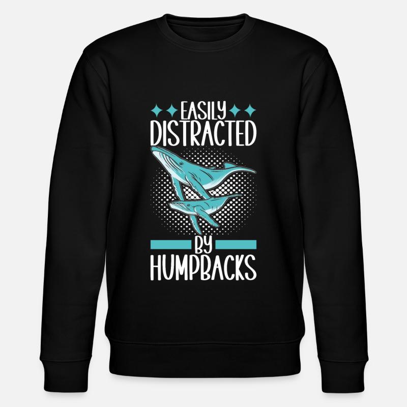 Observateurs de baleines - Sweat bio CHANGER Stanley/Stella Unisexe - noir