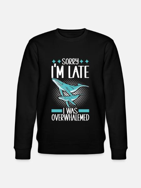 Whale Watchers - Stanley/Stella CHANGER Unisex Organic Sweatshirt - black