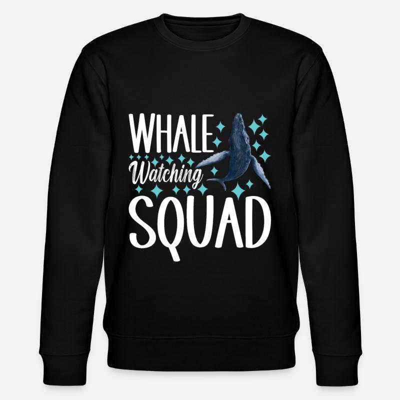 Observateurs de baleines - Sweat bio CHANGER Stanley/Stella Unisexe - noir
