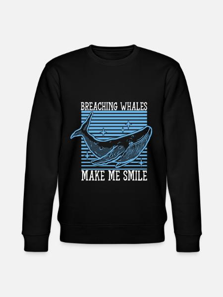 Whale Watchers - Stanley/Stella CHANGER Unisex Organic Sweatshirt - black