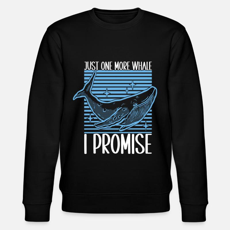 Whale Watchers - Stanley/Stella CHANGER Unisex Organic Sweatshirt - black