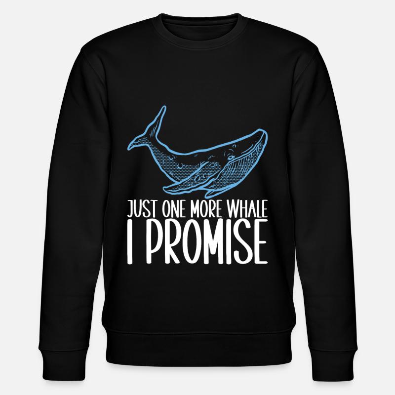Observateurs de baleines - Sweat bio CHANGER Stanley/Stella Unisexe - noir