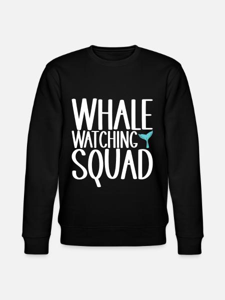 Whale Watchers - Stanley/Stella CHANGER Unisex Organic Sweatshirt - black