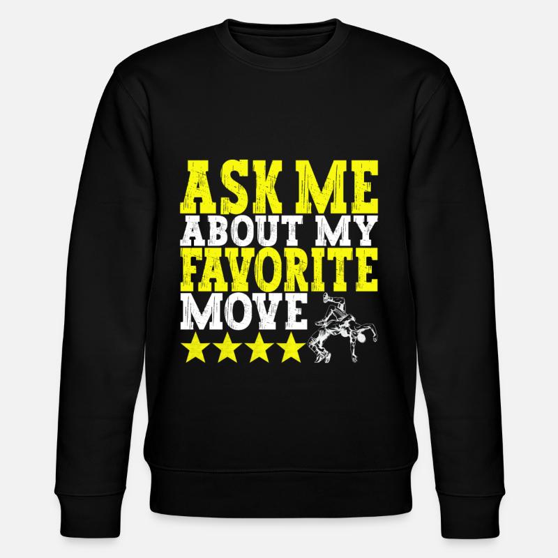 Lutte Lutteurs Lutteurs - Sweat bio CHANGER Stanley/Stella Unisexe - noir
