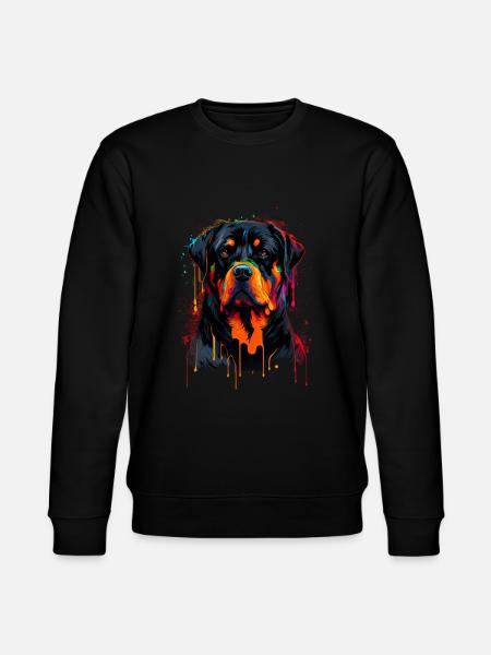 Rottweiler - Hundeliebhaber - Hundebesitzer - Stanley/Stella Unisex Bio-Sweatshirt CHANGER - Schwarz