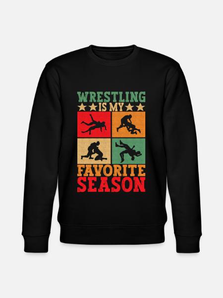 Wrestling Wrestling Wrestlers - Stanley/Stella CHANGER Unisex Organic Sweatshirt - black