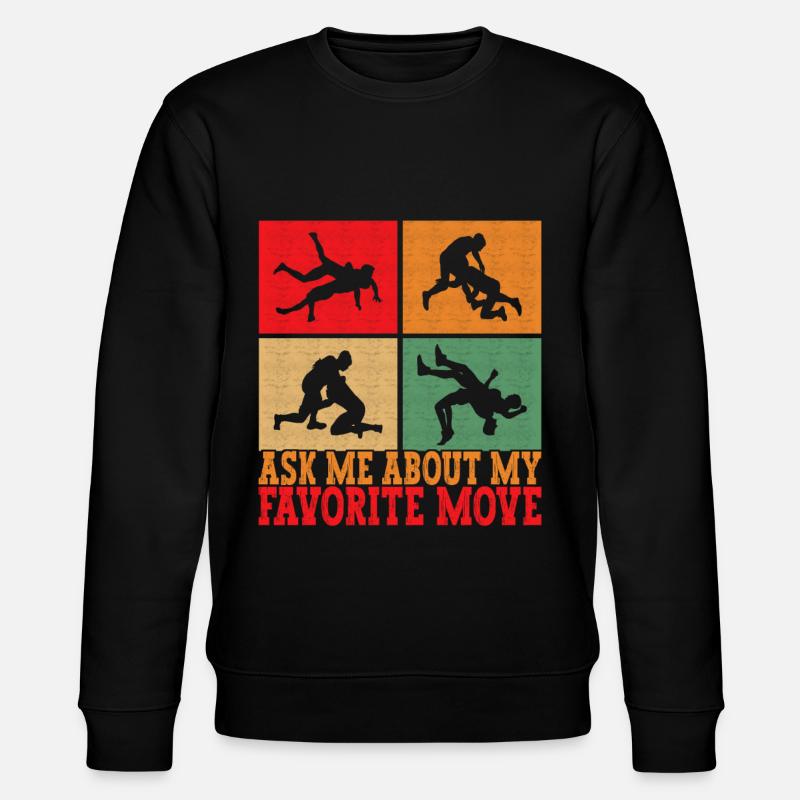 Lutte Lutteurs Lutteurs - Sweat bio CHANGER Stanley/Stella Unisexe - noir
