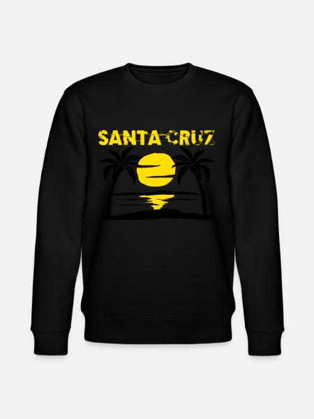 Santa Cruz Sunset - Stanley/Stella CHANGER Unisex Organic Sweatshirt - black