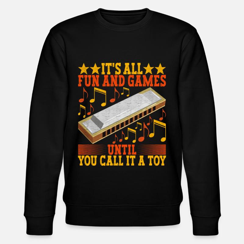 Harmonica Harmonica - Stanley/Stella CHANGER Unisex Organic Sweatshirt - black