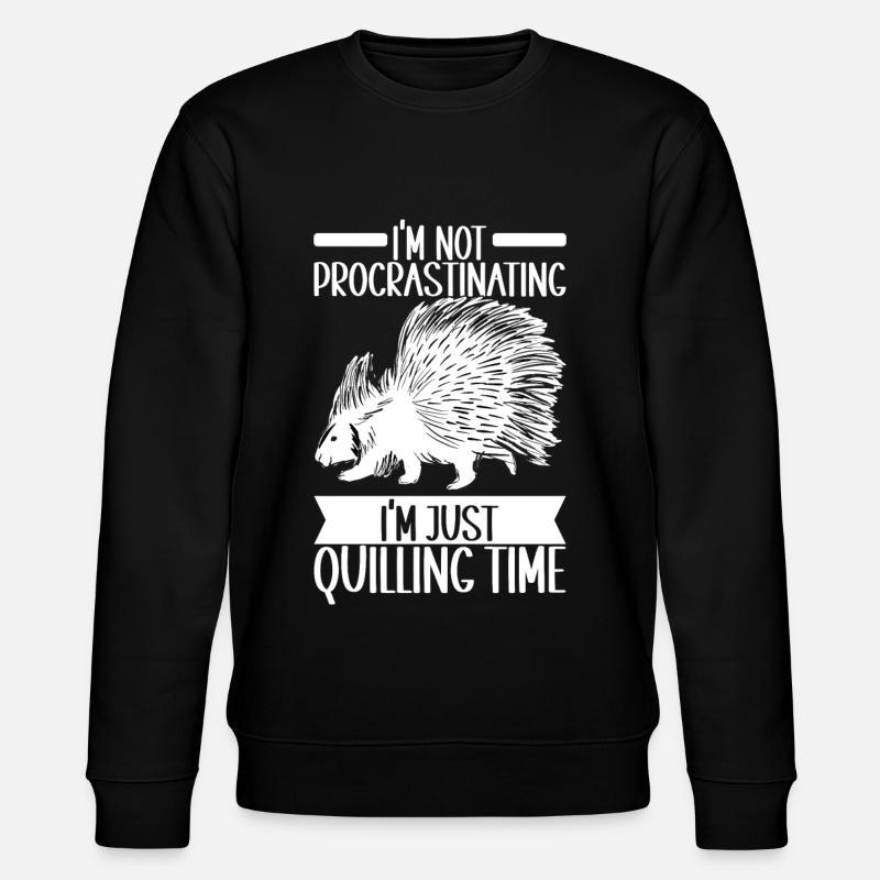 Porc-épic mignon - Sweat bio CHANGER Stanley/Stella Unisexe - noir