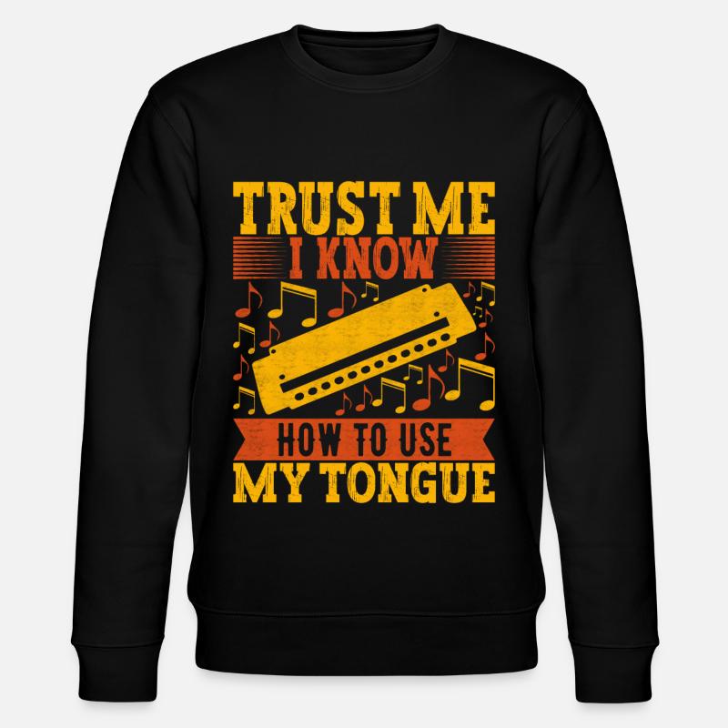 Harmonica Harmonica - Stanley/Stella CHANGER Unisex Organic Sweatshirt - black