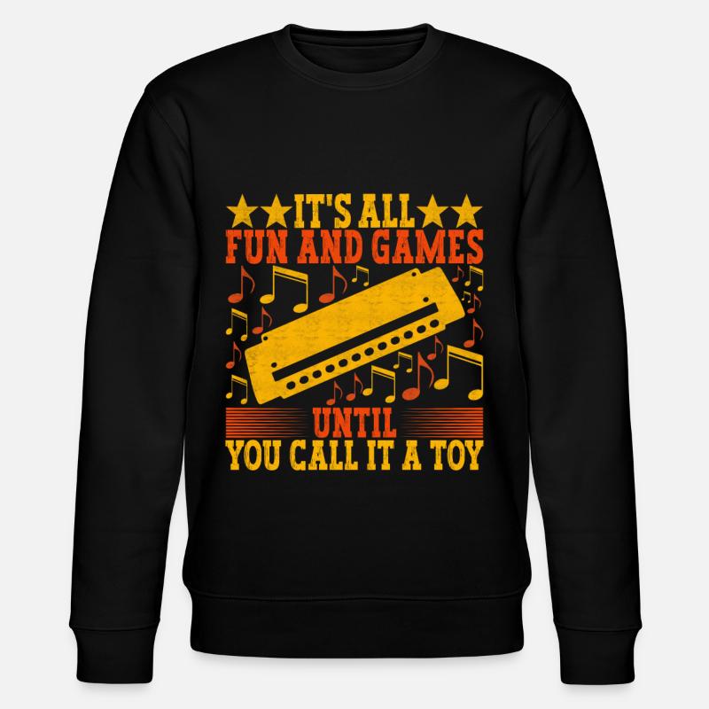 Harmonica Harmonica - Stanley/Stella CHANGER Unisex Organic Sweatshirt - black