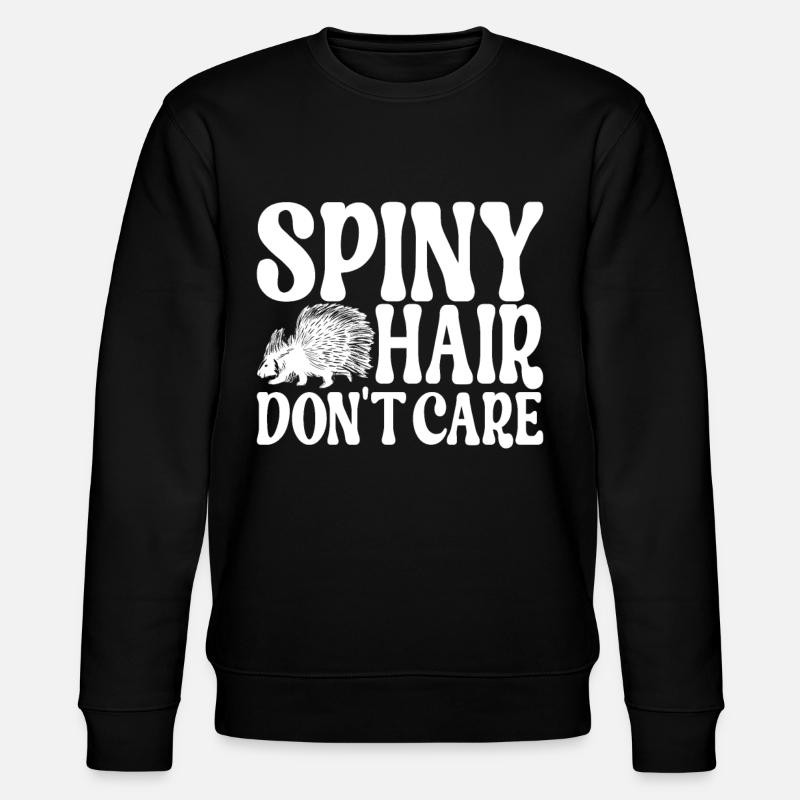 Porc-épic mignon - Sweat bio CHANGER Stanley/Stella Unisexe - noir