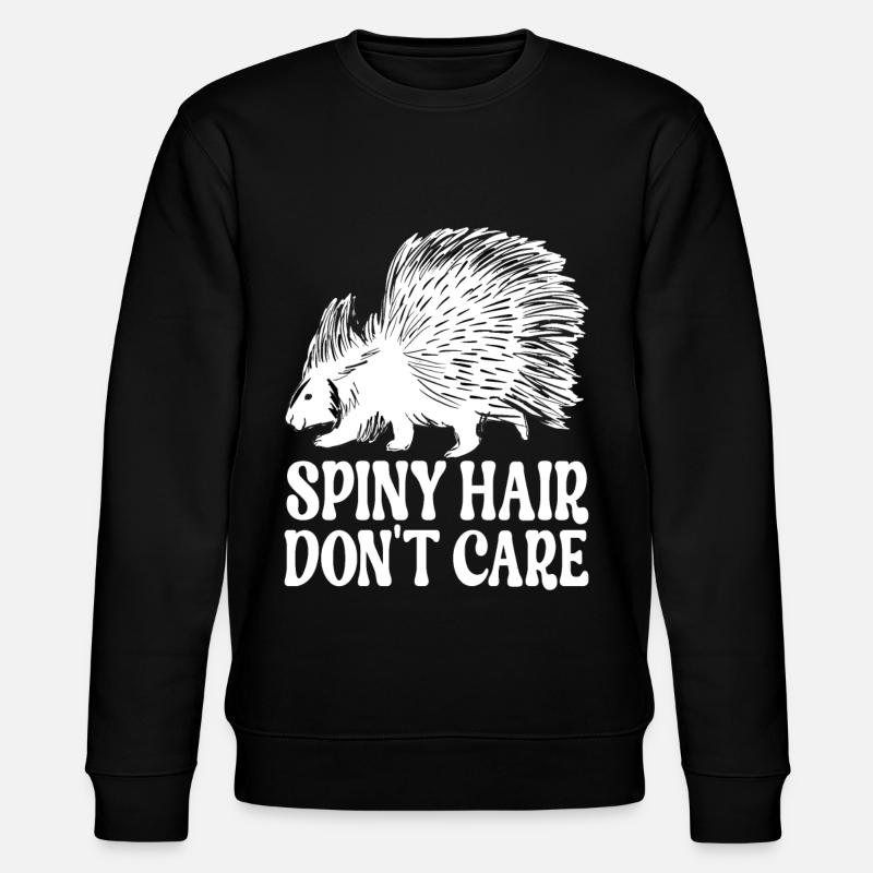 Porc-épic mignon - Sweat bio CHANGER Stanley/Stella Unisexe - noir