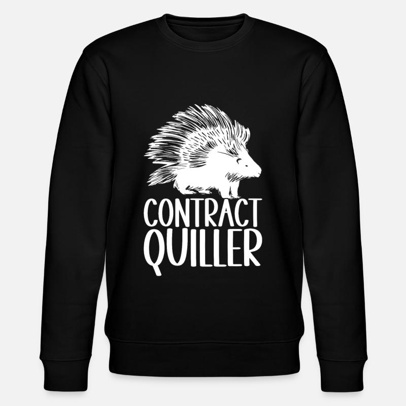 Porc-épic mignon - Sweat bio CHANGER Stanley/Stella Unisexe - noir