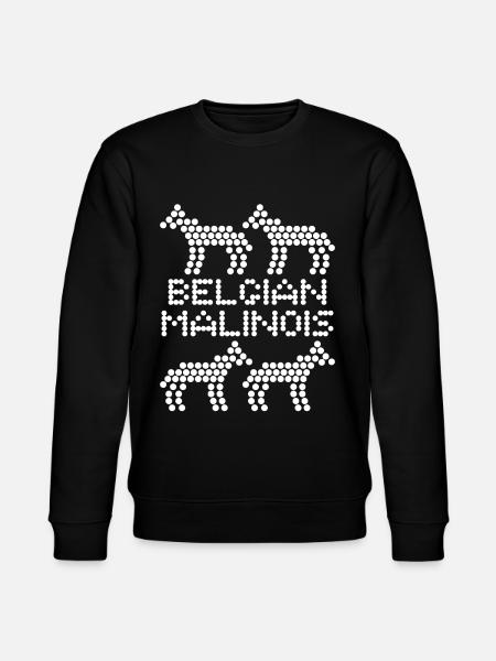 German Shepherd Belgian Molinois - Stanley/Stella CHANGER Unisex Organic Sweatshirt - black