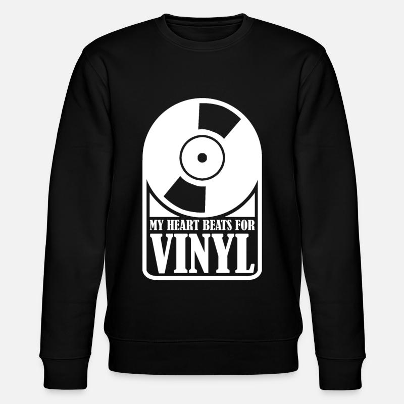 Disques vinyles - Sweat bio CHANGER Stanley/Stella Unisexe - noir