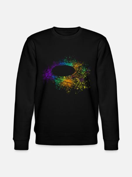 Record Turntable - Stanley/Stella CHANGER Unisex Organic Sweatshirt - black