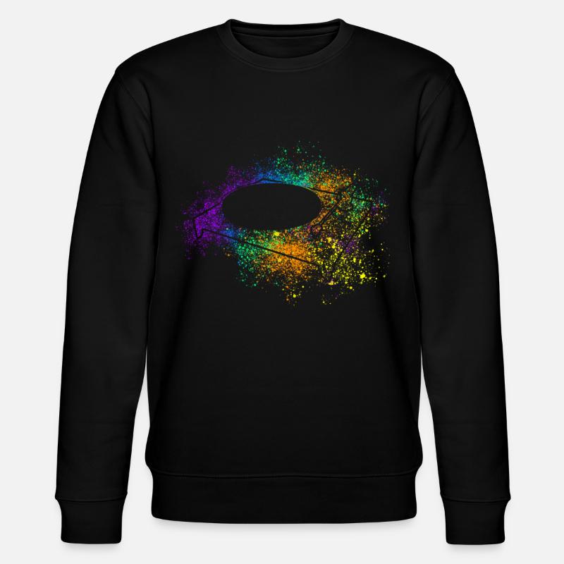 Record Turntable - Stanley/Stella CHANGER Unisex Organic Sweatshirt - black