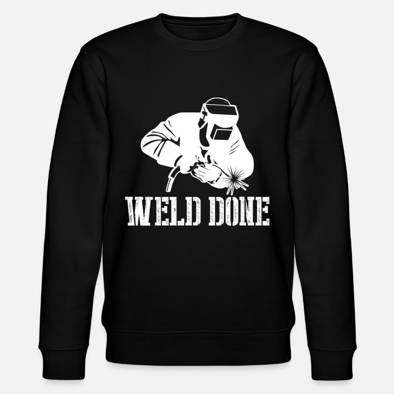 Welder weld seam welding - Stanley/Stella CHANGER Unisex Organic Sweatshirt - black