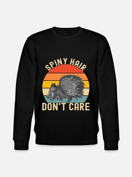 Porc-épic mignon - Sweat bio CHANGER Stanley/Stella Unisexe - noir