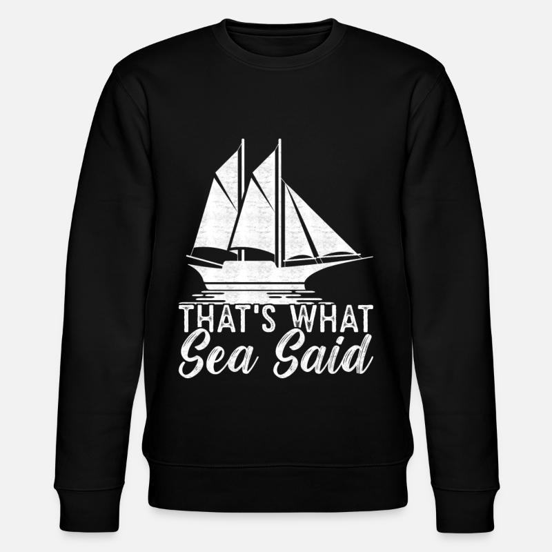 Voiliers marins - Sweat bio CHANGER Stanley/Stella Unisexe - noir