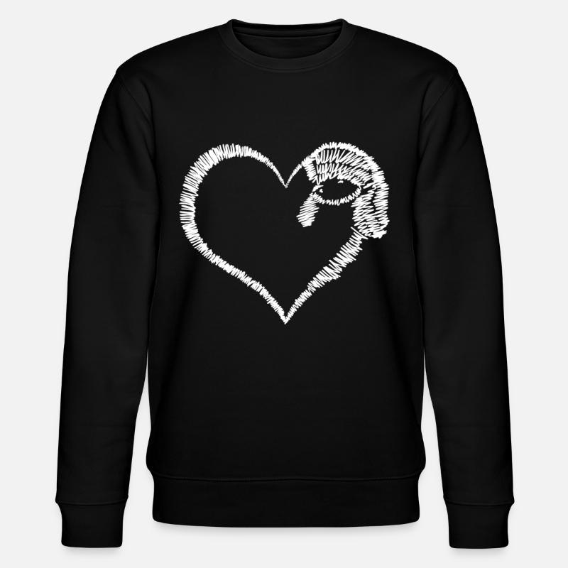 Cœur de caniche - Sweat bio CHANGER Stanley/Stella Unisexe - noir
