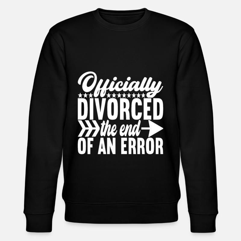 Divorce Divorcé - Sweat bio CHANGER Stanley/Stella Unisexe - noir