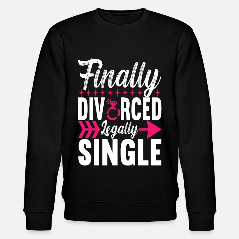 Divorce Divorcé - Sweat bio CHANGER Stanley/Stella Unisexe - noir