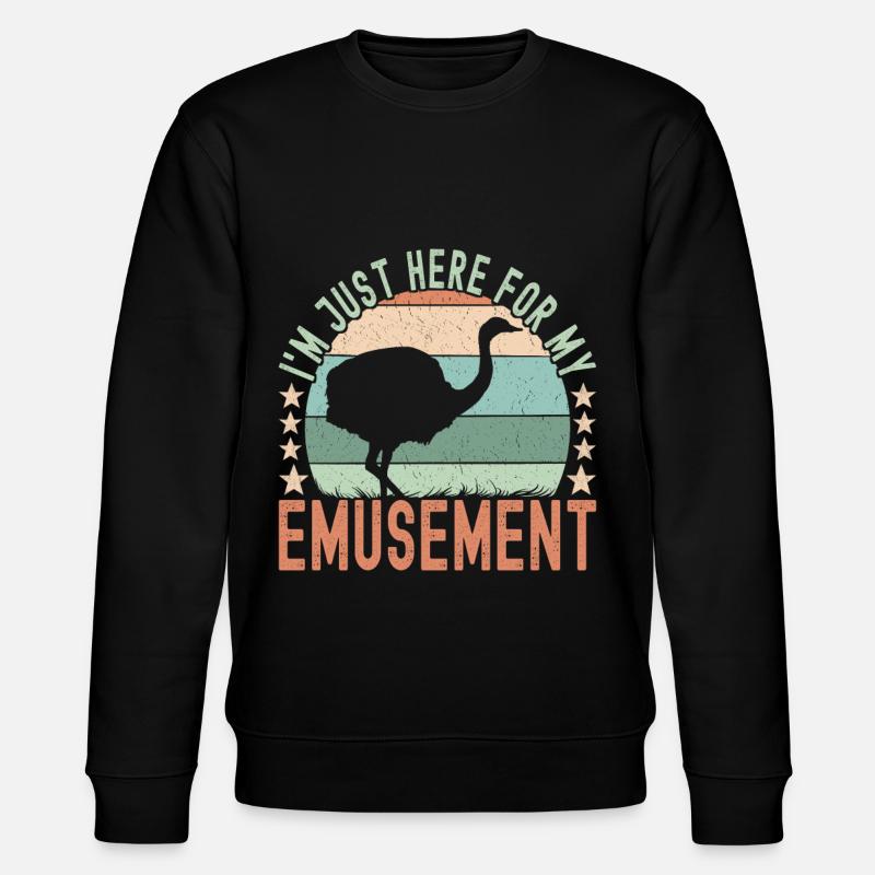 Emu Strauss - Sweat bio CHANGER Stanley/Stella Unisexe - noir