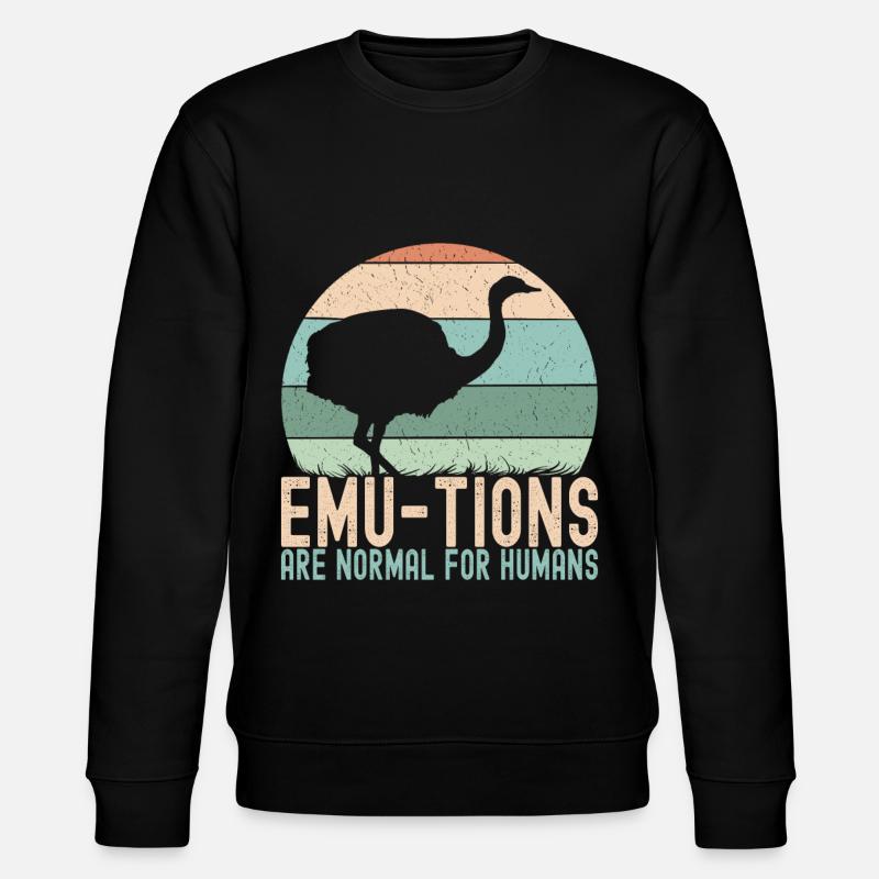 Emu Strauss - Sweat bio CHANGER Stanley/Stella Unisexe - noir