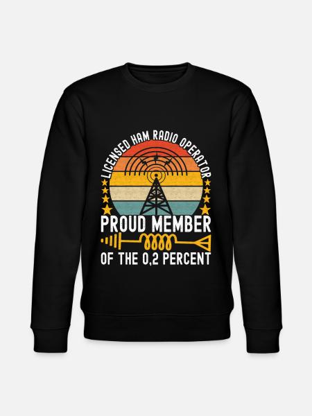 Ham Radio Ham Funker - Stanley/Stella Unisex Bio-Sweatshirt CHANGER  - Schwarz