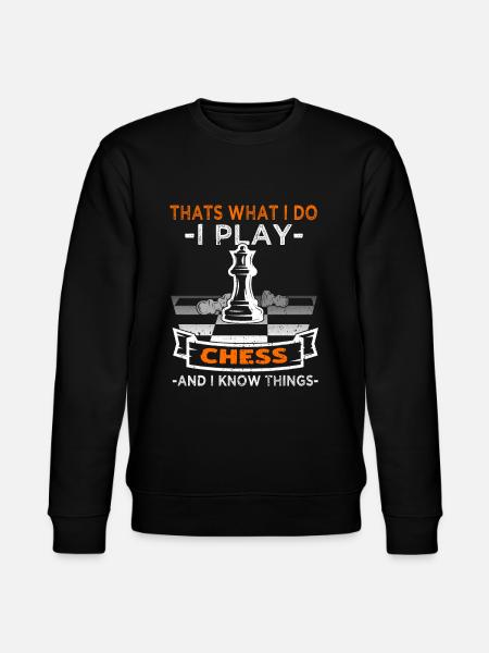 Chess - Chess Player - Stanley/Stella CHANGER Unisex Organic Sweatshirt - black