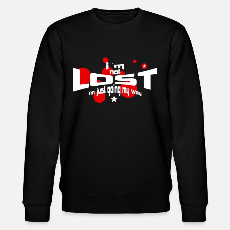 not lost - Stanley/Stella Unisex Bio-Sweatshirt CHANGER  - Schwarz