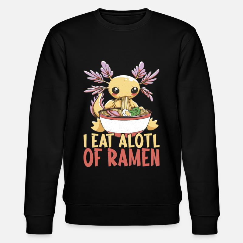Anime Ramen Axolotl - Sweat bio CHANGER Stanley/Stella Unisexe - noir