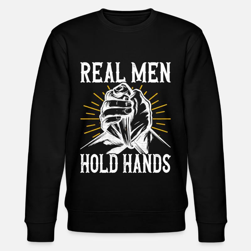 Bras de fer - Sweat bio CHANGER Stanley/Stella Unisexe - noir