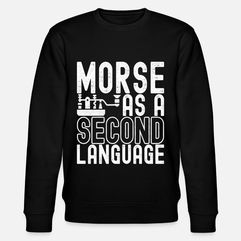 Ham Radio Ham Funker - Stanley/Stella Unisex Bio-Sweatshirt CHANGER  - Schwarz