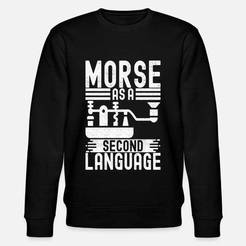 Ham Radio Ham Funker - Stanley/Stella Unisex Bio-Sweatshirt CHANGER  - Schwarz